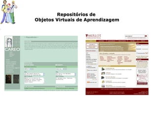 Repositórios de Objetos Virtuais de Aprendizagem 