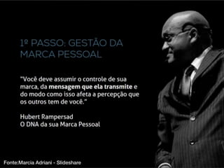 Fonte:Marcia Adriani - Slideshare
 