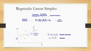Regressão Linear Simples
 