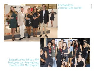 Embaixadores




                                                         EVENTOS N’ÁREA
                               e Diretor Geral do IKEA    20




 Equipa Eventos N’Area e PMP
Produções com Ana Machado
  Directora MKT Mar Shopping
 