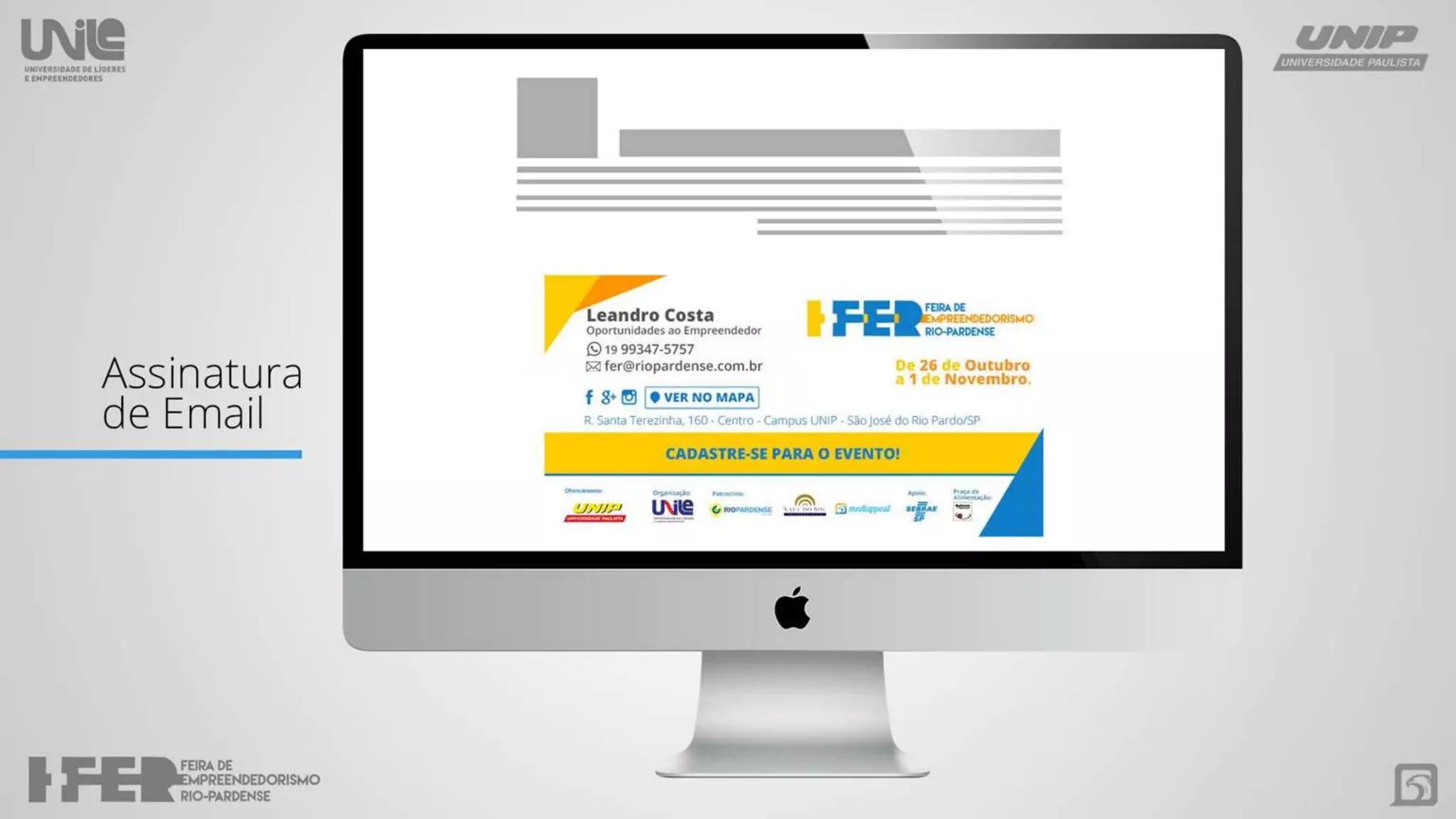 Apresentação - 1ª FER - Feira de Empreendedorismo Rio-pardense