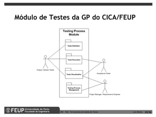 Ferramentas de Gestão de Testes