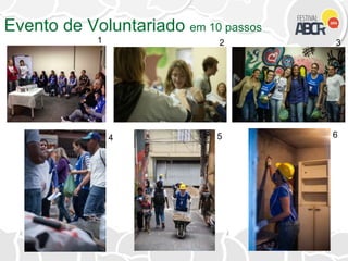 Evento de Voluntariado em 10 passos
1 2 3
54 6
 