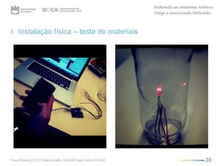 Instalaçãofísica – teste de materiais30