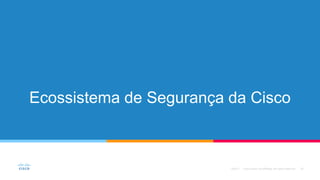 Ecossistema de Segurança da Cisco
©2017
 
