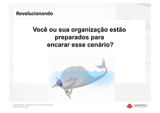 Revolucionando 


                             Você ou sua organização estão
                                   preparados para
                                 encarar esse cenário?




Copyright © 2010 – Humantech – Todos os direitos reservados 
 www.humantech.com.br  
 