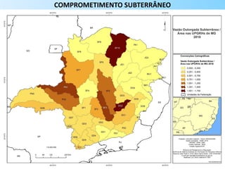 COMPROMETIMENTO SUBTERRÂNEO
 