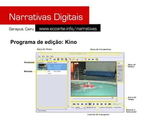 Programa de edição: Kino
 