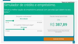 4848
Teste de Usabilidade
 