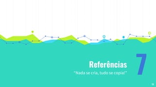 Referências
“Nada se cria, tudo se copia!” 7 58
 