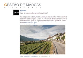 GESTÃO DE MARCAS
E   -   C   O   M   M   E   R   C   E
 