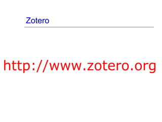 Zotero

http://www.zotero.org

 