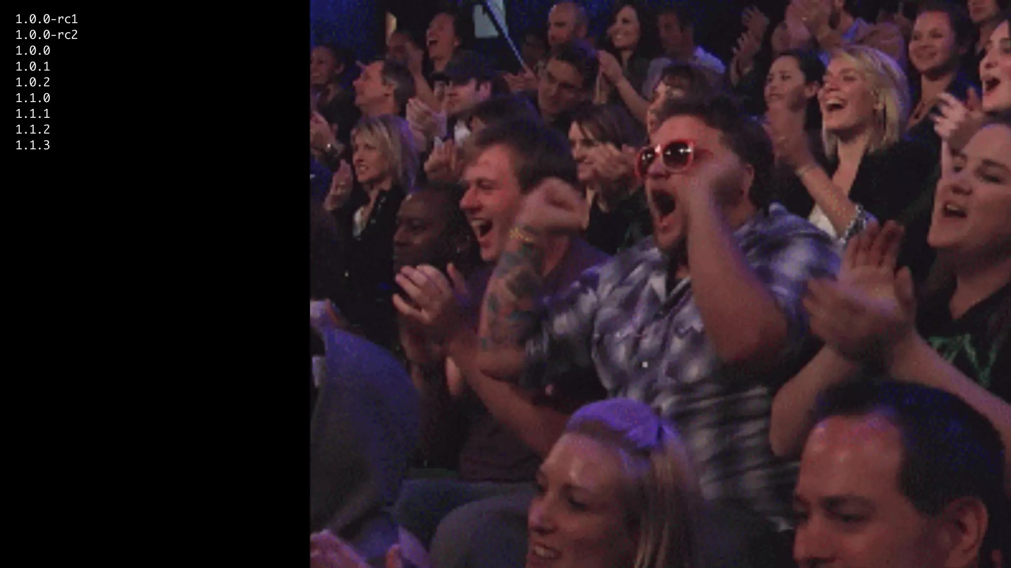 $ git tag
Deu ruim! Pra qual versão faço rollback?
 