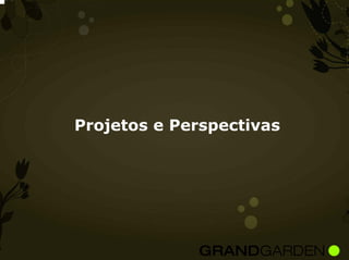 Projetos e Perspectivas
 