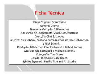 Apresentacao "Gran Torino"