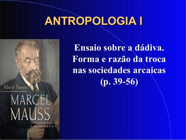 ensaio sobre a ddiva mauss