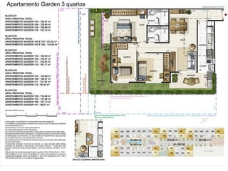 Apartamento Garden 3 quartos
 