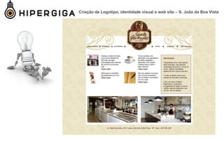 Criação de Logotipo, identidade visual e web site – S. João da Boa Vista
 