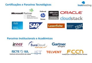Certificações e Parceiros Tecnológicos
Parceiros Institucionais e Académicos
stringers
 