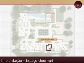 Implantação - Espaço Gourmet Espaço Gourmet 