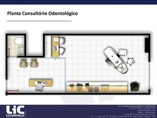 Hall social com pé-direito-duplo