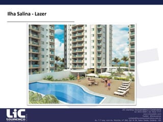 114,50 m2Gran Lourenzzo - Informações	O Gran Lourenzzojáencantanaprimeiravisita, poispossui um lindo hall de entrada e estápróximo a um dos maisbelosparques de Goiânia, o Vaca Brava.Todoemporcelanato, é um empreendimentoqueapresentagrandeestrutura de conforto e beleza.Área de Lazer:Salão de Jogos, PiscinaAdulto e Infantil e Salão de Festas.