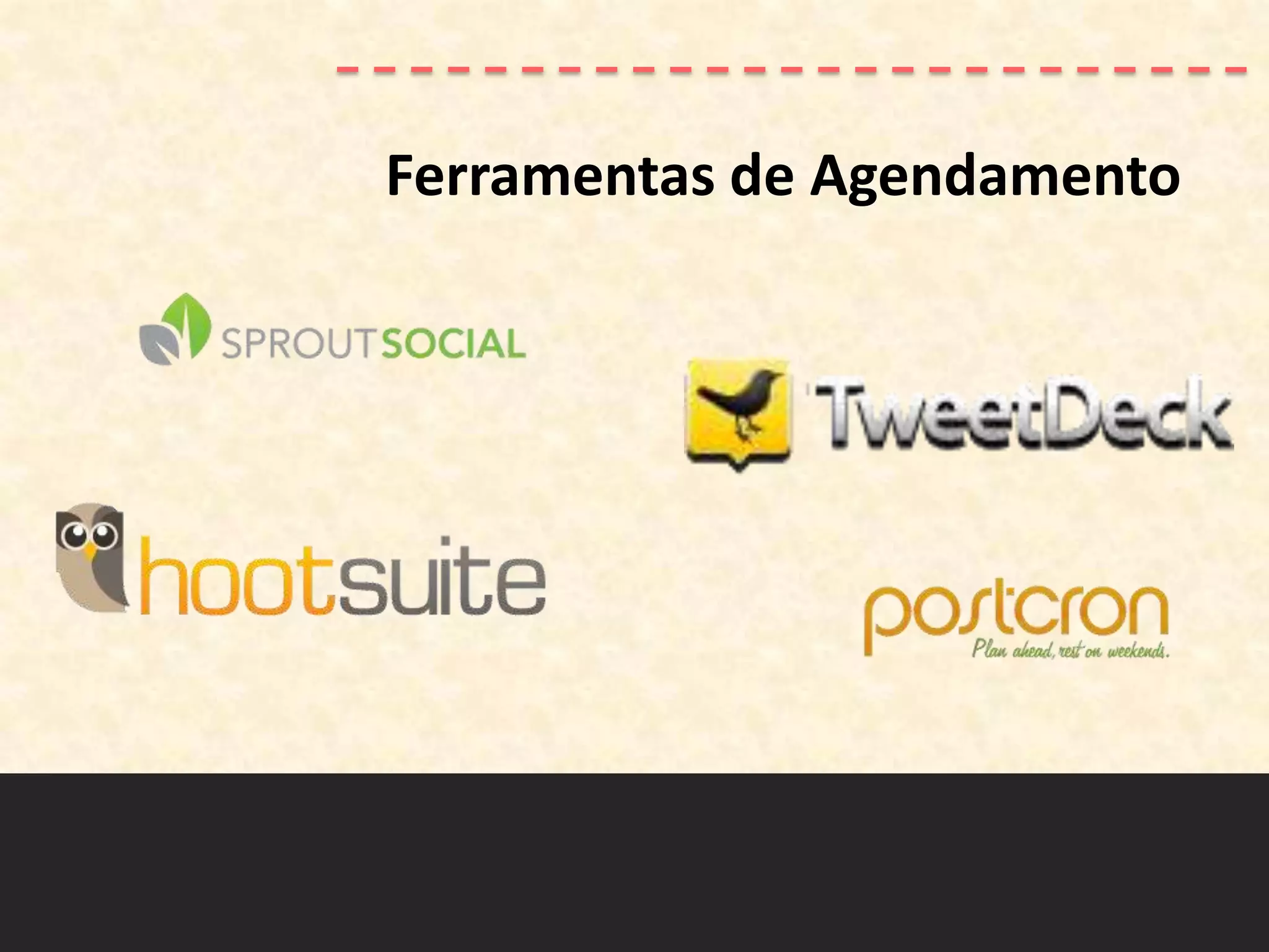 Ferramentas de Agendamento
 