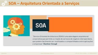 iprocess www.iprocess.com.br +55 51 3211.4036 / 11 4063.6263
SOA – Arquitetura Orientada a Serviços
 