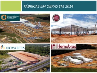 FÁBRICAS EM OBRAS EM 2014

 