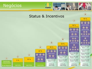 Negócios
Status & Incentivos
 