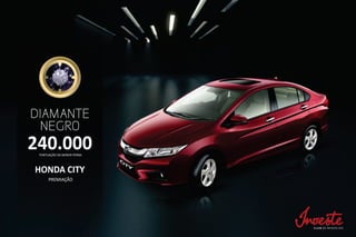 DIAMANTE
NEGRO
240.000PONTUAÇÃO DA MENOR PERNA
PREMIAÇÃO
HONDA CITY
 