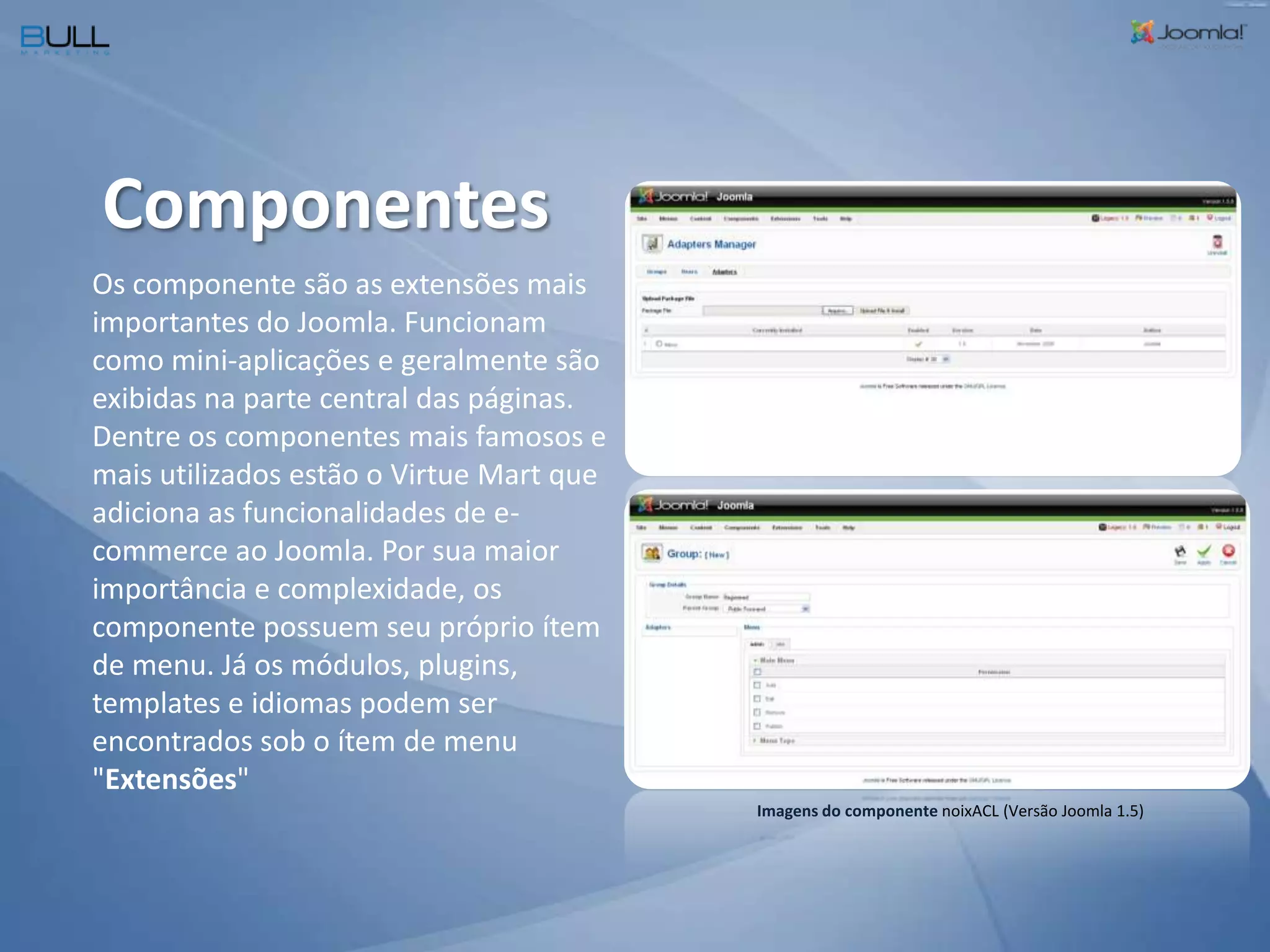  Gerenciamento de banners;