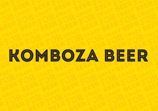 Case de Branding Komboza Beer