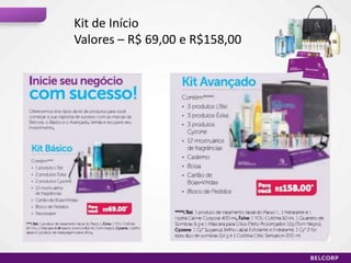 A melhorproposta de negócioMaisde 7linhasde maquiagem