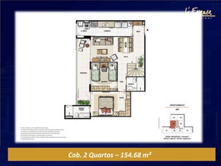 Cob. 2 Quartos – 154.68 m²
 