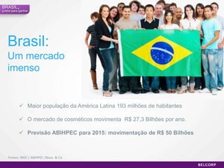 12Brasil,juntos para ganharPosição Brasil no Ranking Mundial de Venda DiretaFonte: Federação Internacional de Venda Direta(WFDSA)