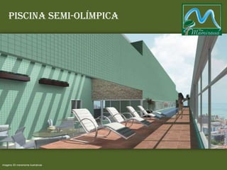 Piscina semi-olímpica
Imagens 3D meramente ilustrativas
 