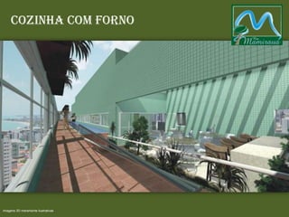 Cozinha com forno
Imagens 3D meramente ilustrativas
 