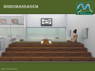Hidromassagem
Imagens 3D meramente ilustrativas
 