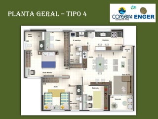 Planta Geral – Tipo 4
 