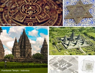Prambanan Templo - Indonésia
Calendário Maia Estrela de Davi - Judaísmo
 