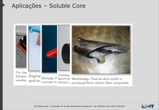 Aplicações – Soluble Core

LWT Software Ltda. – Av. Kennedy, 164. 6o andar, São Bernardo do Campo SP – Cep: 09726-250, Fone: +55 (11) 3232-0532

 