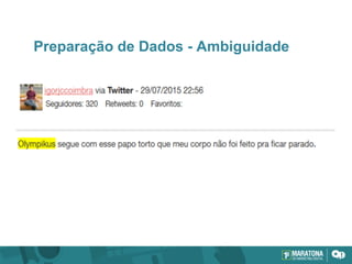 Preparação de Dados - Ambiguidade
 