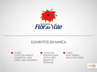 Elementos da marca
TIPOLOGIA:
personalizada,
feita à mão,
remete ao
artesanal.
ícone:
ﬂor com Menos
elementos, mais
limpa, mais moderna.
CORes:
mais sóbrias,
SEM a cor verde.
 