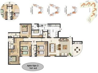 Apto tipo 2 161 m2 