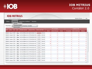 IOB MITRIUS
Contábil 2.0
 