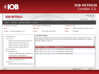 IOB MITRIUS
Contábil 2.0
 
