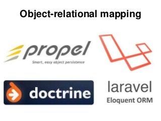 Object-relational mapping
 