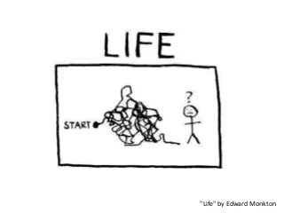 "Life" by Edward Monkton
 
