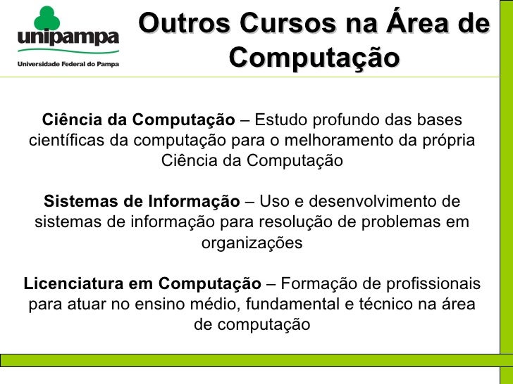 Cursos de engenharia da computacao